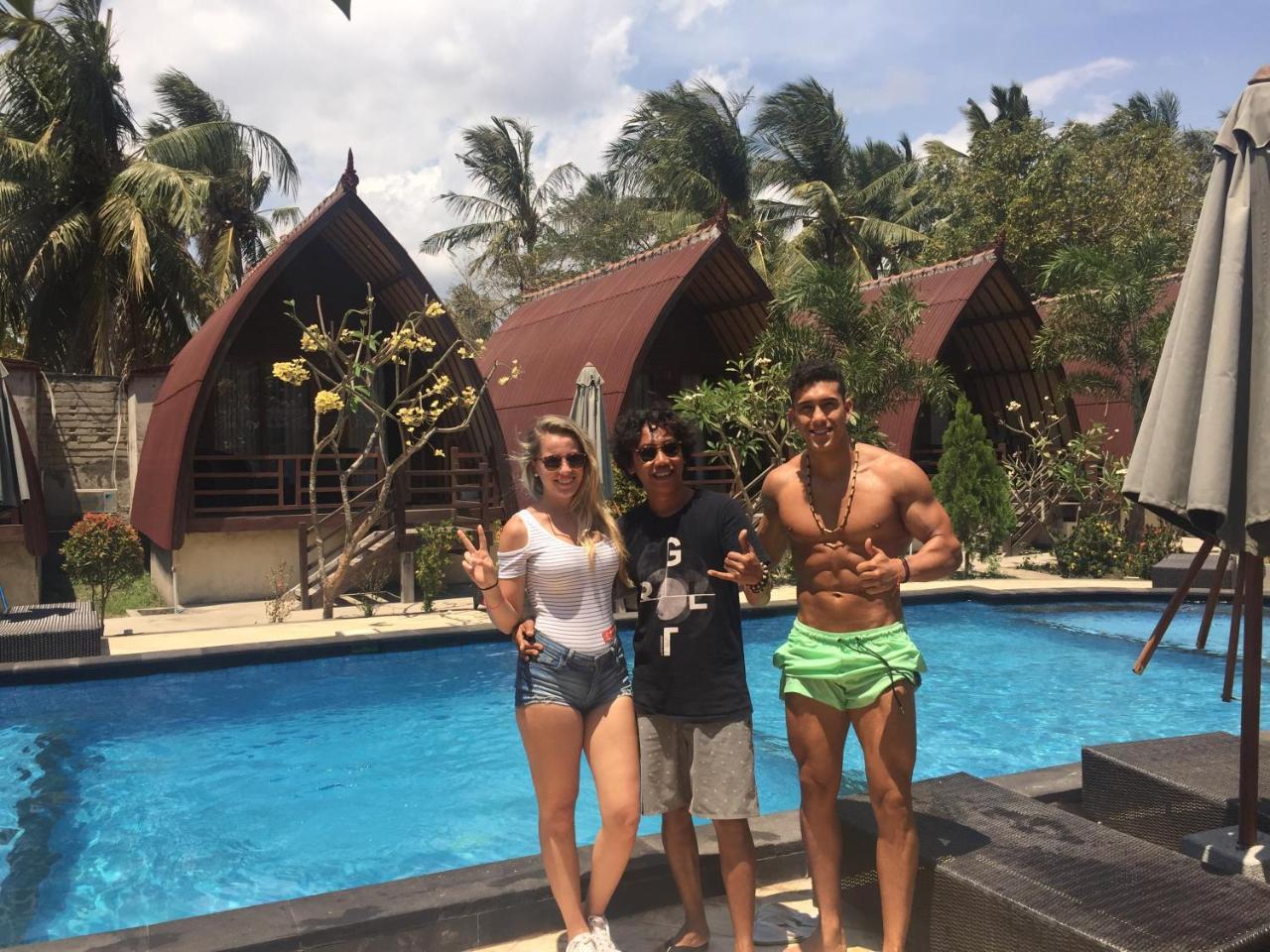Island Beach Bungalow Gili Trawangan Esterno foto