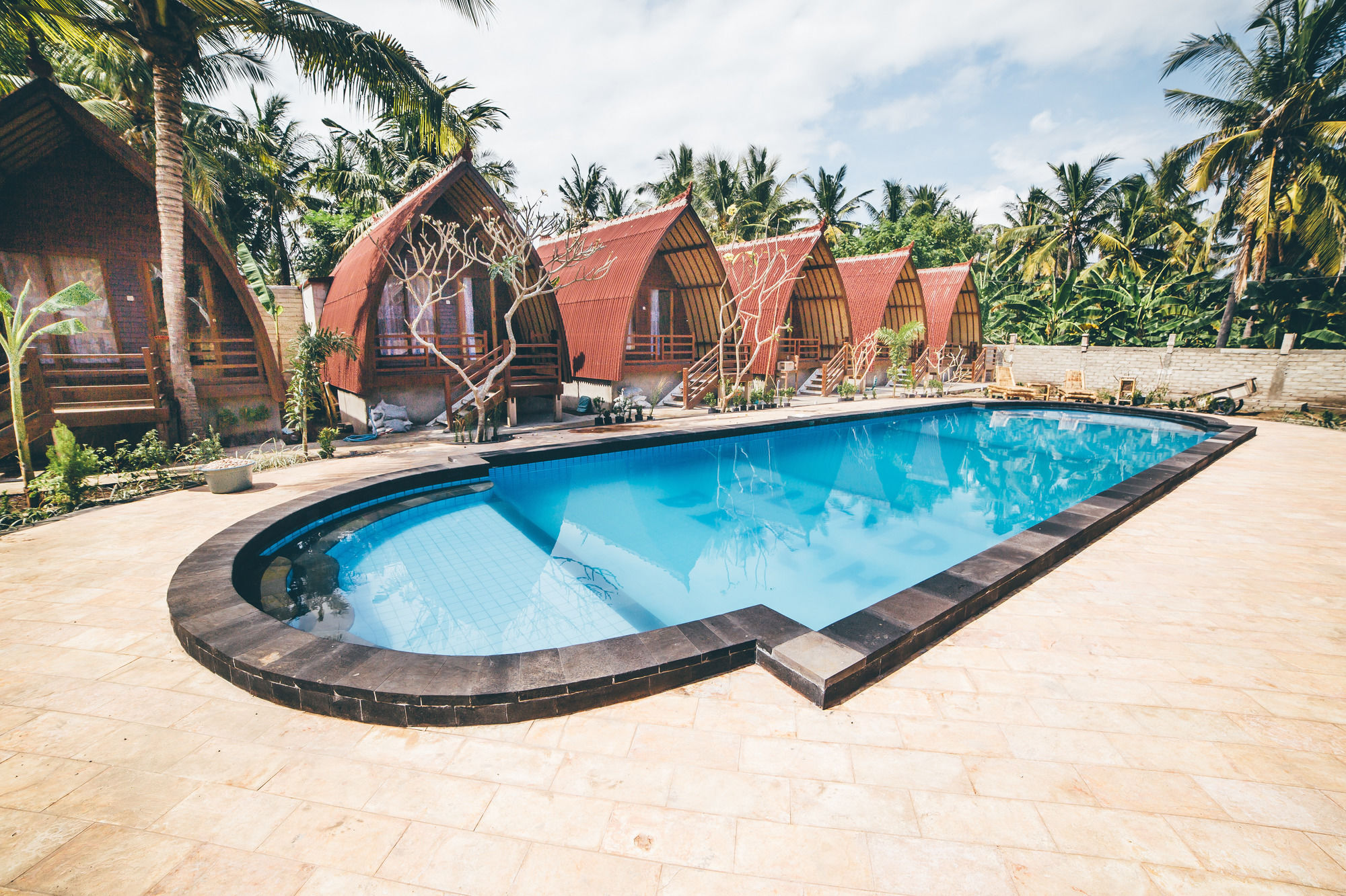 Island Beach Bungalow Gili Trawangan Esterno foto